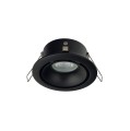 Lampa punktowa IP54/20  podtynkowa FOXTROT czarna 8374