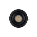 Lampa punktowa IP54/20  podtynkowa FOXTROT czarna 8374