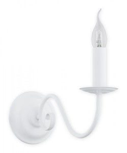 Lampa ścienna Asti kinkiet 1 pł.  biały matowy O2890 K1 BIA Lemir