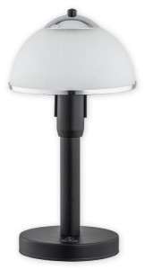 Lava lampka stołowa 1 pł.  czarny matowy + chrom O2928 L1 CZA + CH