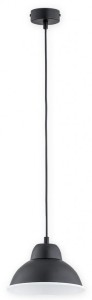 Lampa wisząca Astro zwis 1 pł. czarny matowy + biały połysk O2981 W1 CZA + BIA