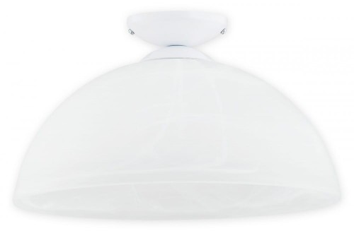 Lampa sufitowa Freja duży plafon 1 pł. Ø34 biały połysk O3134 P1 BIA Lemir