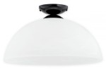 Lampa sufitowa Freja duży plafon 1 pł. Ø34  czarny połysk  O3134 P1 CZA  Lemir