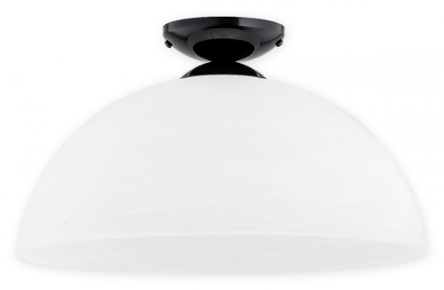 Lampa sufitowa Freja duży plafon 1 pł. Ø34  czarny połysk  O3134 P1 CZA  Lemir