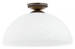 Lampa sufitowa Freja duży plafon 1 pł. Ø34 patyna O3134 P1 PAT Lemir