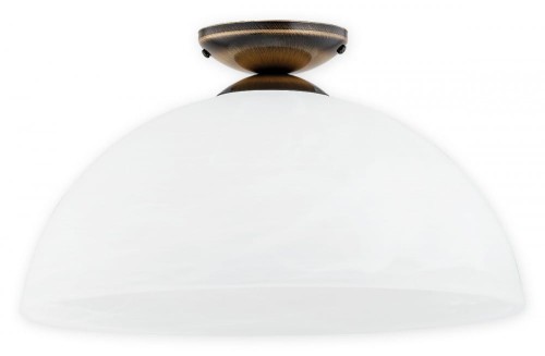 Lampa sufitowa Freja duży plafon 1 pł. Ø34 patyna O3134 P1 PAT Lemir
