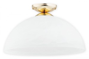 Lampa sufitowa Freja duży plafon 1 pł. Ø34 złota O3134 P1 ZL Lemir