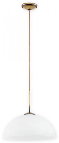 Lampa wisząca Freja duży zwis 1 pł. Ø34 patyna O3135 W1 PAT Lemir