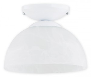 Lampa sufitowa Freja mały plafon 1 pł. Ø 19 biały połysk O3130 P1 BIA Lemir