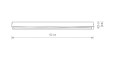 Lampa natynkowa plafon STRAIGHT LED CEILING M 7598 Nowodvorski