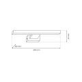 Kinkiet Shine 7W led IP44 ML029  Milagro