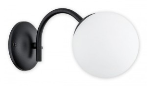 Lampa ścienna Nol kinkiet (krótki) 1 pł. / czarny matowy O2900 K1 CZA