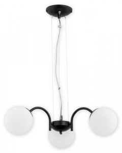 Lampa wisząca Nol żyrandol 3 pł. / czarny matowy O2903 W3 CZA