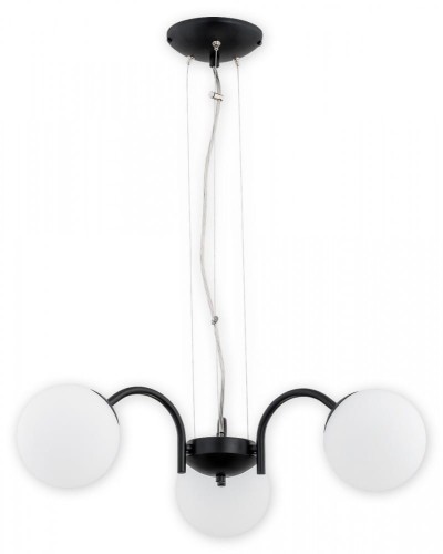 Lampa wisząca Nol żyrandol 3 pł. / czarny matowy O2903 W3 CZA