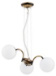 Lampa wisząca Nol żyrandol 3 pł. / patyna O2903 W3 PAT