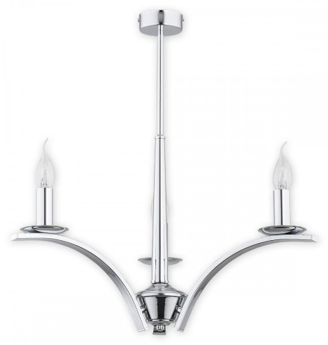 Lampa wisząca Kapra żyrandol 3 pł. / chrom O2863 W3 CH