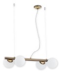 Lampa wisząca Osso listwa 4 pł. / patyna O2914 W4 PAT