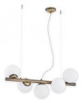 Lampa wisząca Osso listwa 5 pł. / patyna O2915 W5 PAT