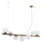 Lampa wisząca Osso listwa 7 pł. / patyna O2917 W7 PAT