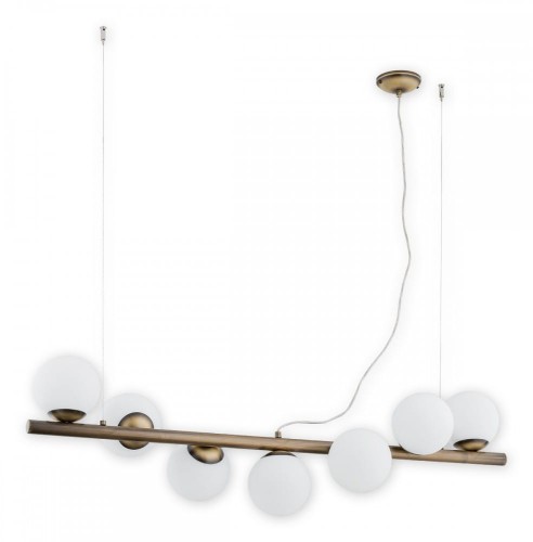 Lampa wisząca Osso listwa 7 pł. / patyna O2917 W7 PAT