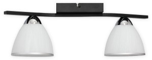 Lampa sufitowa Faber plafon 2 pł. / czarny matowy + chrom O3252 P2 CZA + CH