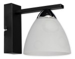 Lampa ścienna Magni kinkiet 1 pł. czarny matowy + chrom O3290 K1 CZA + CH