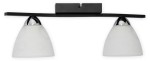 Lampa sufitowa Magni plafon 2 pł.  czarny matowy + chrom O3292 P2 CZA + CH