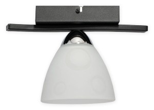 Lampa sufitowa Magni podsufitka 1 pł.  czarny matowy + chrom O3291 P1 CZA + CH