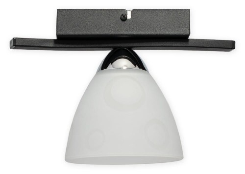 Lampa sufitowa Magni podsufitka 1 pł.  czarny matowy + chrom O3291 P1 CZA + CH