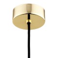 Lampa wisząca PASADENA  złote wykończenie mleczny klosz modern classic 8004 Argon