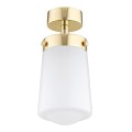 Lampa sufitowa PASADENA  złote wykończenie mleczny klosz modern classic plafon 8005 Argon