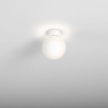 Lampa sufitowa biała MODERN BALL simple midi LED hermetic natynkowy Aqform 	47000-M930-PW-00-13