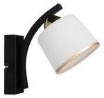 Lampa ścienna Altar kinkiet 1 pł.  czarny matowy + złoty O3240 K1 CZA + ZL