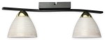 Lampa sufitowa Bafer plafon 2 pł.  czarny matowy + złoty O3272 P2 CZA + ZL