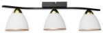 Lampa sufitowa  Faber plafon 3 pł.  czarny matowy + złoty O3253 P3 CZA + ZL