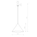 Lampa wisząca czarna Zenith L black 8005 Nowodvorski
