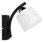 Lampa ścienna Freki kinkiet 1 pł.  czarny matowy + chromO3300 K1 CZA + CH