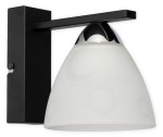 Lampa ścienna  Magni kinkiet 1 pł.  czarny matowy + chrom O3290 K1 CZA + CH