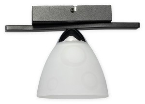 Lampa sufitowa  Magni podsufitka 1 pł. czarny matowy + chrom O3291 P1 CZA + CH