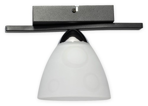 Lampa sufitowa  Magni podsufitka 1 pł. czarny matowy + chrom O3291 P1 CZA + CH