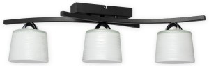 Lampa sufitowa  Talar plafon 3 pł.  czarny matowy + chrom O3263 P3 CZA + CH