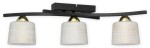 Lampa sufitowa  Talar plafon 3 pł. czarny matowy + złoty O3263 P3 CZA + ZL