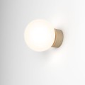 Lampa łazienkowa IP54 MODERN BALL simple midi WP LED hermetic L927 natynkowy złoty struktura 47000-L927-D0-00-19