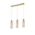 Lampa listwa 3XE14 Piega 3 wisząca amber LP-939/3L amber