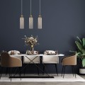 Lampa listwa 3XE14 Piega 3 wisząca amber LP-939/3L amber