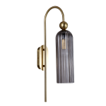 Lampa ścienna do salonu Piega kinkiet smoked LP-939/1W smoked