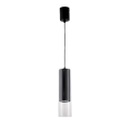 Lampa Manacor 1 wisząca czarna  LP-232/1P BK