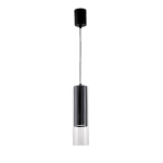 Lampa Manacor 1 wisząca czarna  LP-232/1P BK