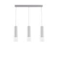 Lampa Manacor 3 linia wisząca biała LP-232/3L WH