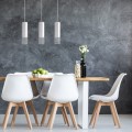 Lampa Manacor 3 linia wisząca biała LP-232/3L WH